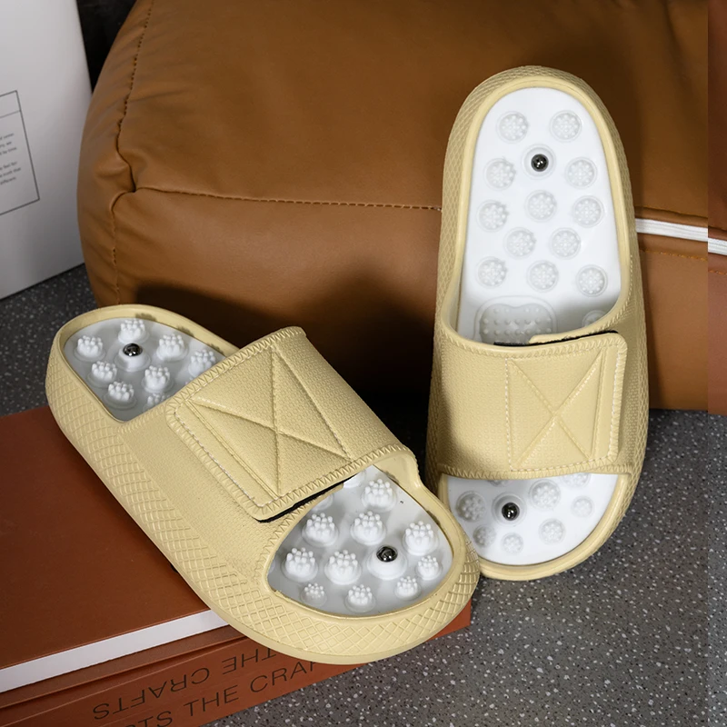 Summer New Model of Thick-Soled Non-Slip Massage Sandals for Men and Women, Suitable for Couples, Indoor and Outdoor, Beach, Mul