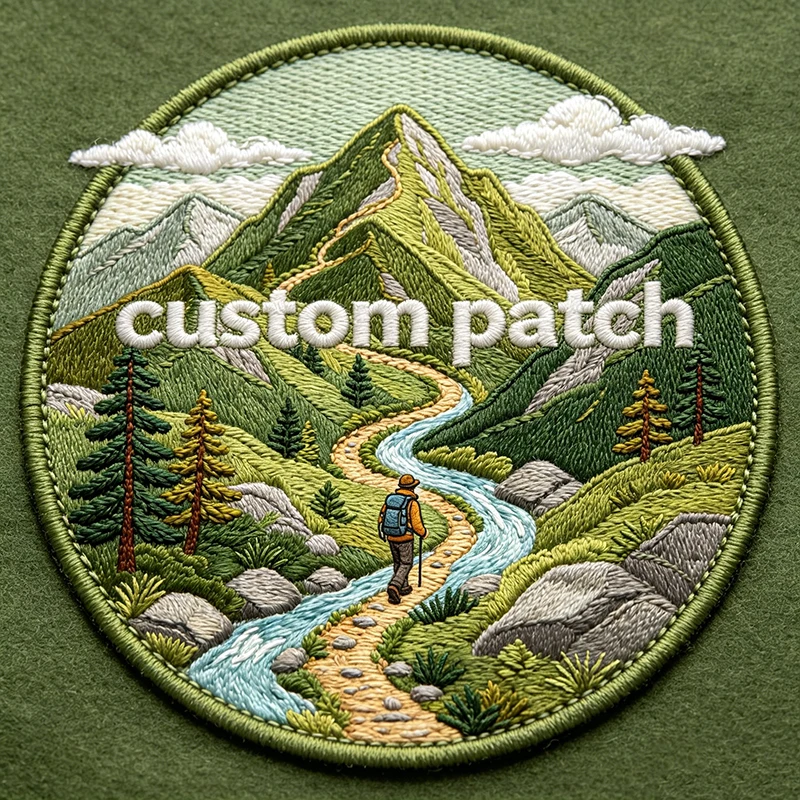 Custom Embroidered Patches for Hats&Jackets - Woven, PVC, Chenille,Iron On or Sew On Badges, Personalized Logo Design Available