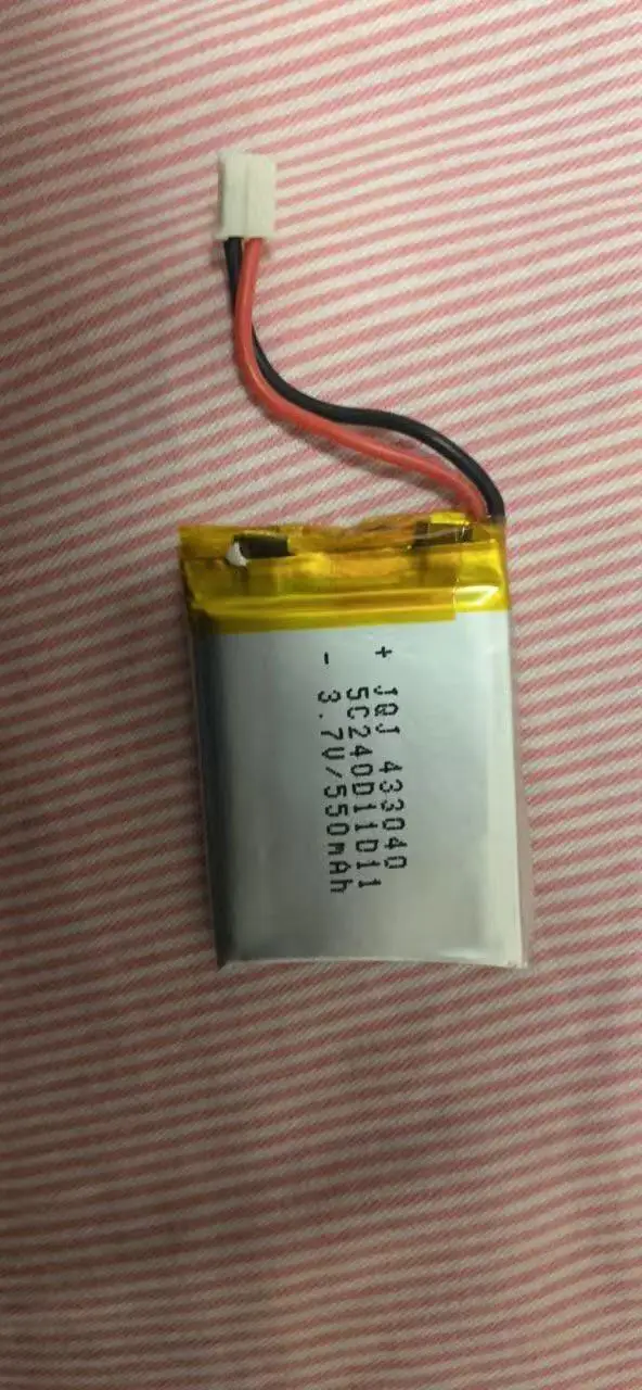 3.7V polymer lithium-ion battery video early education machine 433040 dynamic charging 550MAH protection full capacity brand new