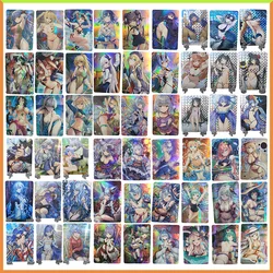 Anime Goddess Story DIY ACG Sexy Laser Board Game Cards Joan of Arc Astolfo Mash Toys for boys Collectible Card Birthday Present