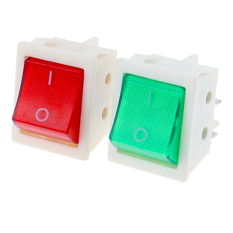 1 PCS,30A 250V AC High Current,ON/OFF,Special for Eelding Machine,KCD4,Sterling Silver Point,Rocker Power Button Switches