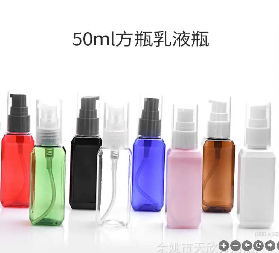 

50ml plastic PET bottle lotion/emulsion/foundation/serum essence moisture gel toner liquid whitening skin care packing