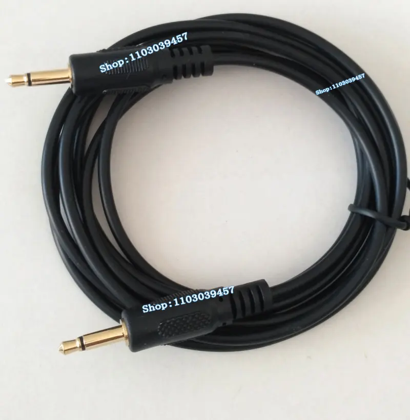 Cable de Audio chapado en oro TS 3,5mm macho a 3,5 macho, Cable de Audio Mono de 3,5 a 3,5mm macho, M a M 3,5, 3,5mm