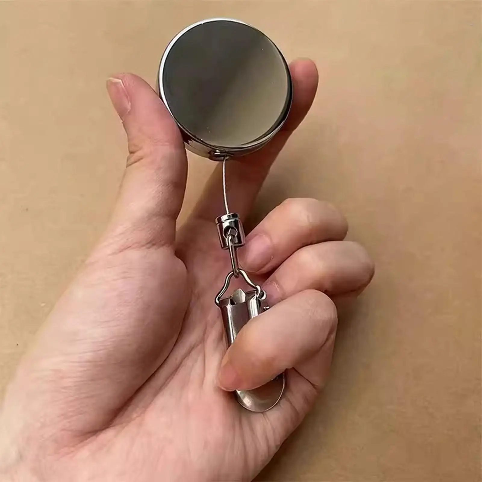 Towel Clip Retractable Metal Non Slip Adhesive Wall Mount Multifunctional Dishwasher Towel Holder for Bathroom Kitchen Cupboard