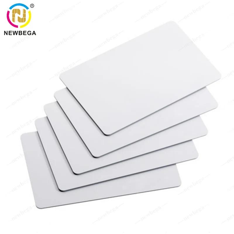 

100pcs 13.56MHz Thermal Print Inkjet Printable Chip NFC 213 215 216 Chip Matte White Blank PVC Plastic NFC Card