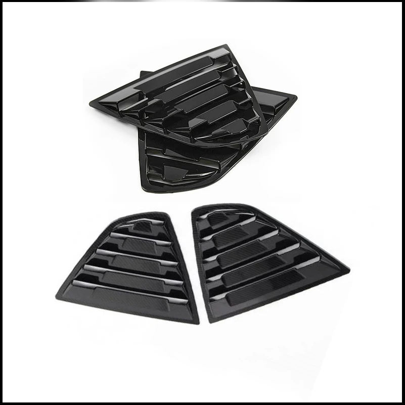 

Car Styling For Toyota Camry 2018-2022 8th Rear Triangular Window Blind Shades Louver Vent Cover Trim Decorate Auto Accessories