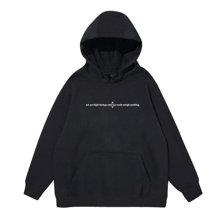 Bulletproof Zheng No. Tin Jimin Piazhimin with Men and Women Spring and Autumn Pure Cotton Hoodie Casual Loose Pullovers Hoodie