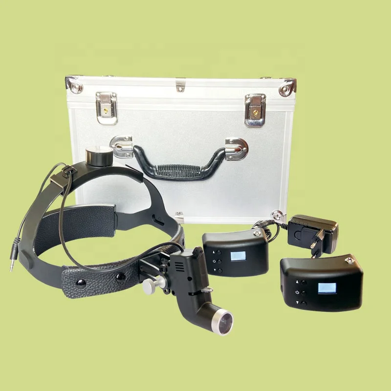 

Portable Aluminium Box 5W KS-W02 LED Headlight Single Battery Medical Dentals Surgery ENT