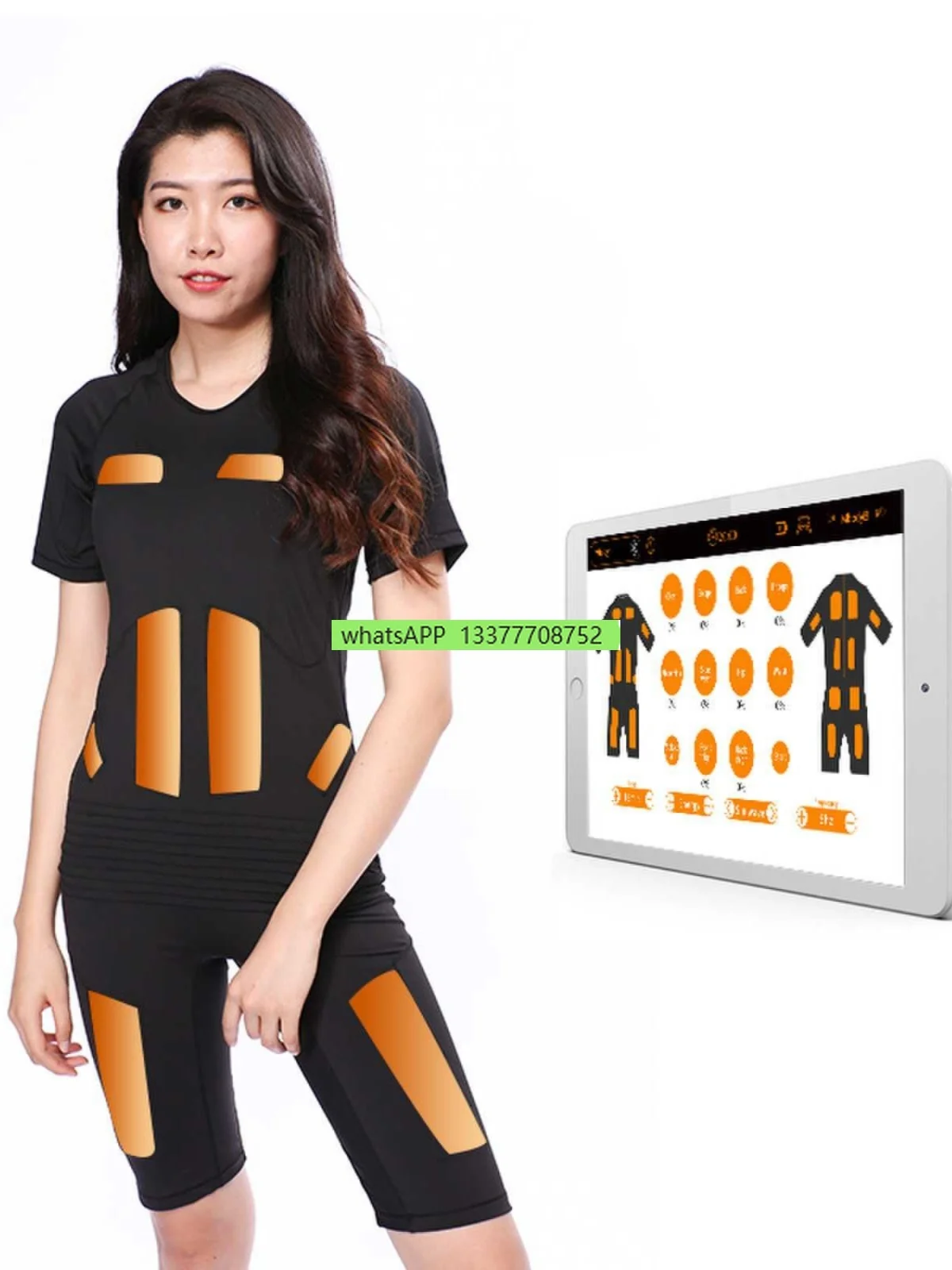 Micro Current Workout Clothes EMS Fitness Clothes Electrical Stimulation Clothing Tens Yoga Training Pulse Intelligence