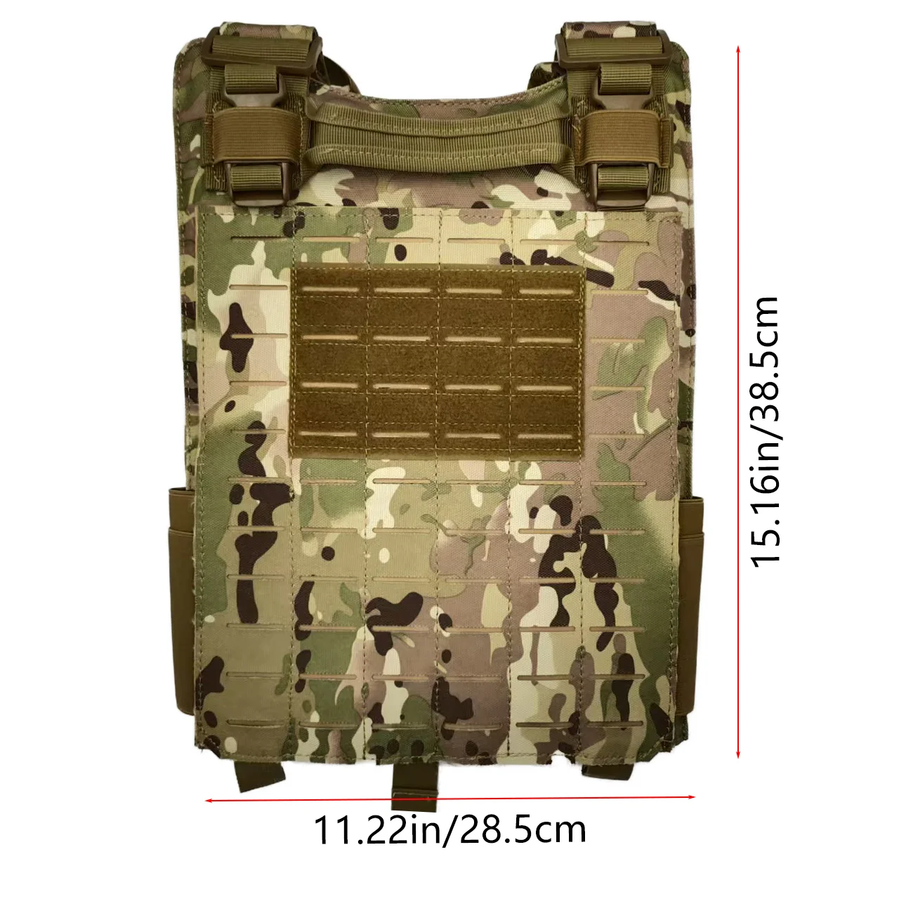 Multi-Role Tactical Vest: Adjustable Nylon Design, Ballistic Panel Ready for Field Enforcement