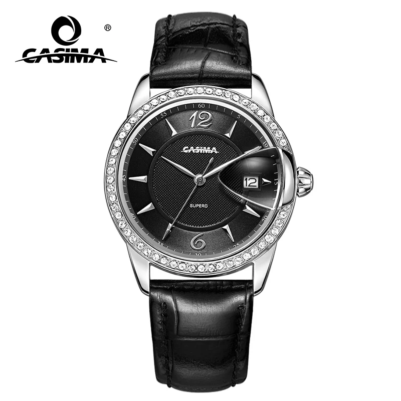 

Женские наручные часы CASIMA, часы для пар, простой тренд, водонепроницаемые, светящиеся, кварцевый механизм, модель SP-2631-1151