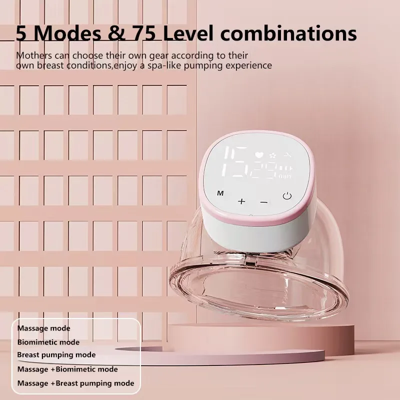 

Hands Free Automatic Wearable Integrated Breast Pump Electric Milking Device Wholesale