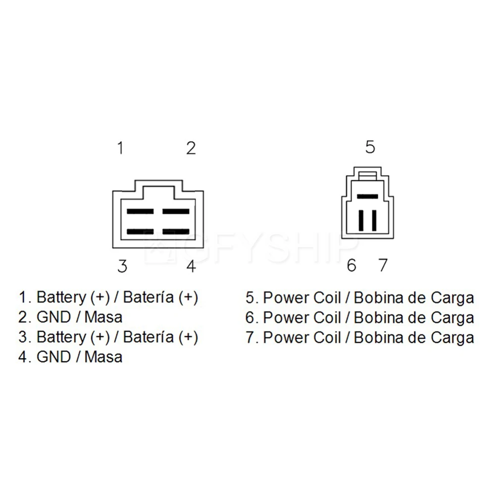 For Ducati Monster S2R 2005 to 2008 Monster S4 S2R 1000 OEM 54040111C Motorcycle Voltage Regulator Rectifier