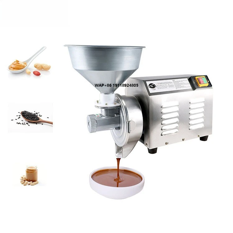 

Home Nut Grinder Stainless Steel Pistachio Nut Grinder Electric Tahini Peanut Butter Making Machine