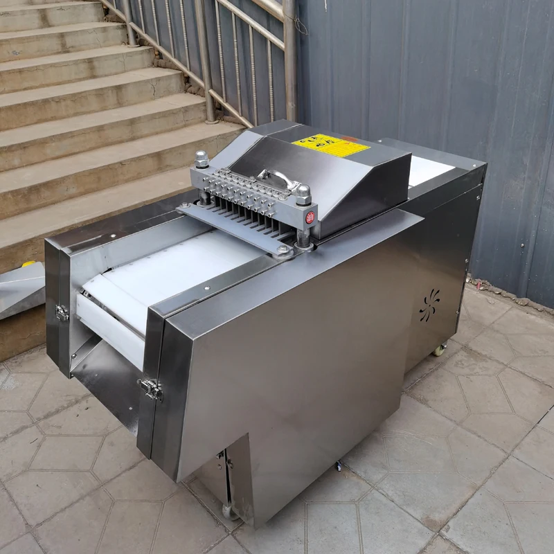 Dual Motors Commercial Meat Strip Machine Stainless Steel Meat Slicer Shredded diced Mince Machine Meat Cutter Machine