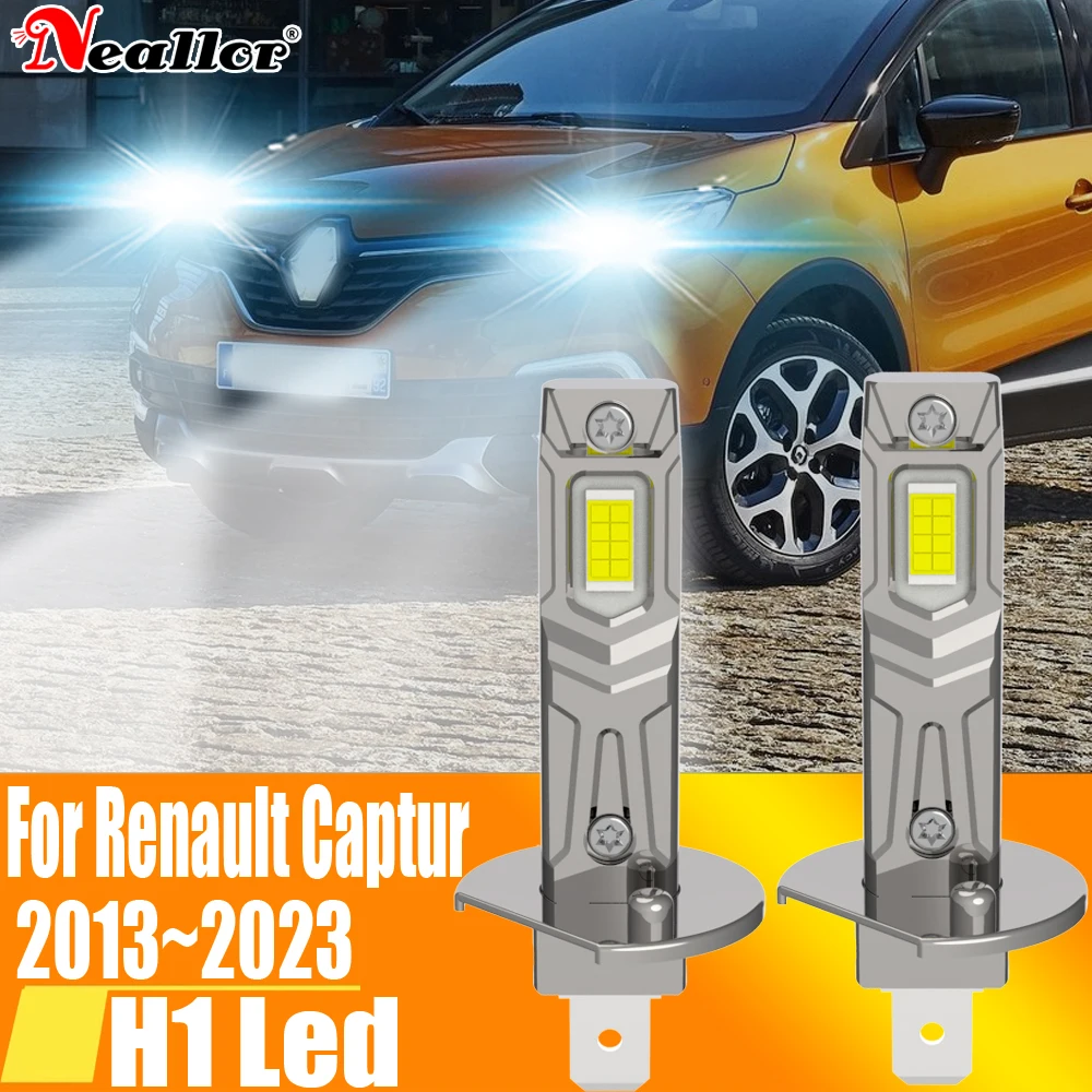 H1 Led Light Canbus Bulb Car Headlight High Power Auto Fog Diode Moto Driving Running Lamp 12V 55W For Renault Captur 2013~2023