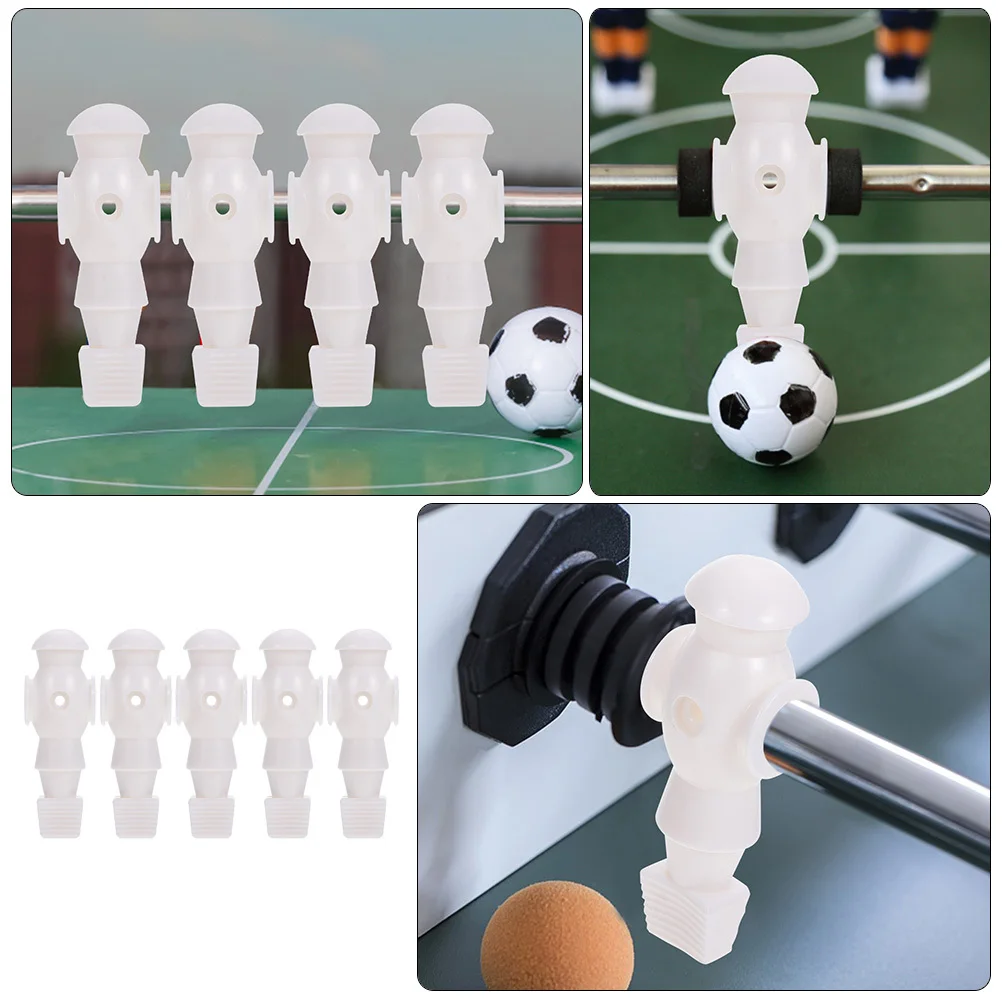

5Pcs Soccer Machine Men Player Premium Resin Material Long Term Use Tournament Style Foosball Player Resin Foosball Men