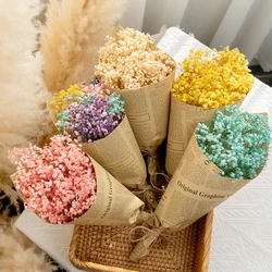 20g Natural Fresh Dried Preserved Gypsophila Flowers Babysbreath Bouquet Real Forever Baby Breath Flower Wedding Party Decor