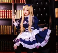 Axis Powers Hetalia Belarus Natalia Arlovskaya Lolita Maid Dress Cosplay Costumes