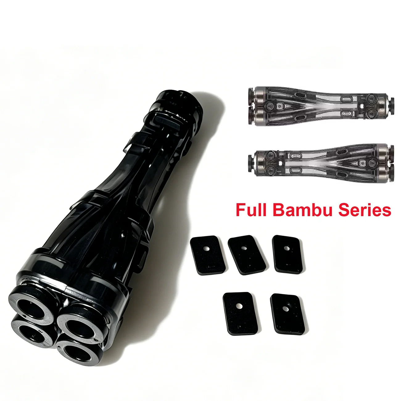 

For Bambu Lab X1 P1 A1 P2S H2D H2S H2C Four-in-one feed tube expansion port 3D printed parts [For H2D/H2S/H2C]
