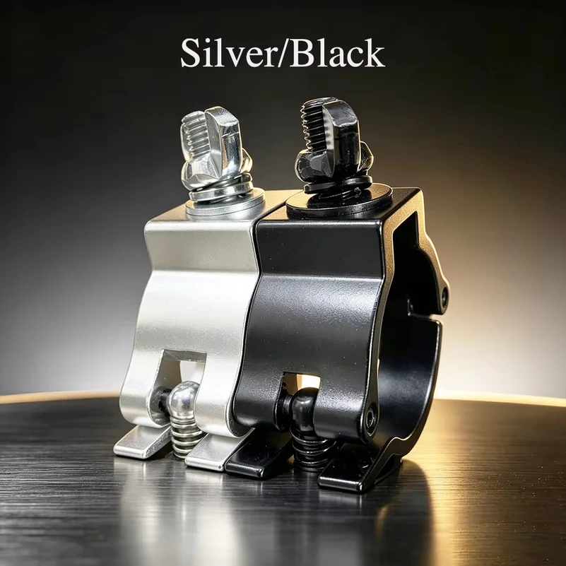 Aluminum Half Coupler Truss Clamp D50 TUV Quick Release Semi O-Clamp Fit 48-51mm OD Pipe 100KG Stage Light Rigging Scaffold Tube