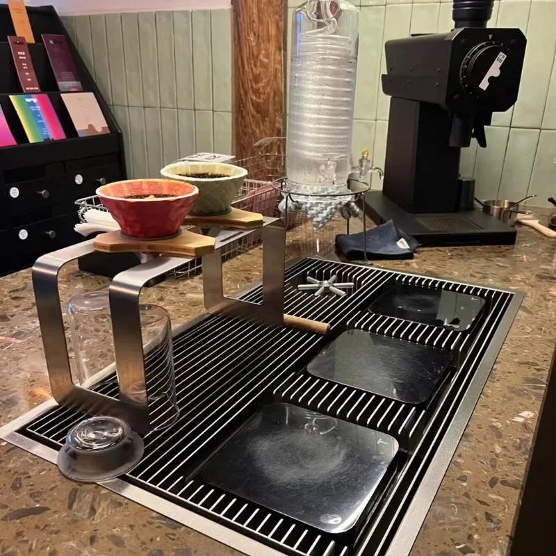 Coffee Hand brewing table Drainage basin Bar Cafe utensils Cup washer Environmentally friendly