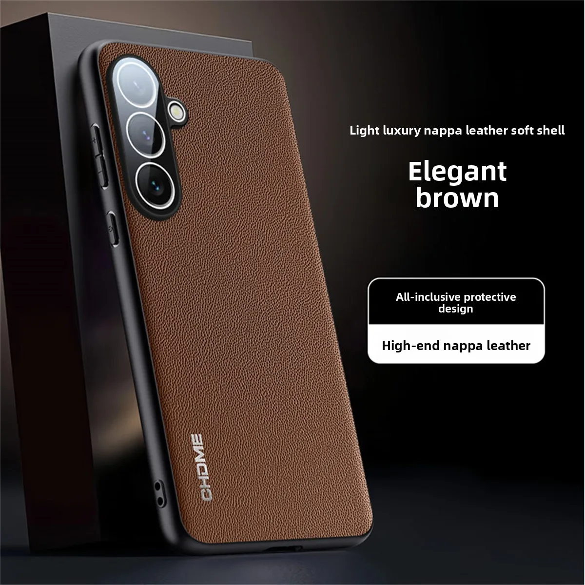 Leder-Kameraobjektivschutz Handyhülle für Samsung Galaxy S26 Ultra S26 S25 Plus S25 Edge Weiche Silikon Stoßfeste Schutzhülle