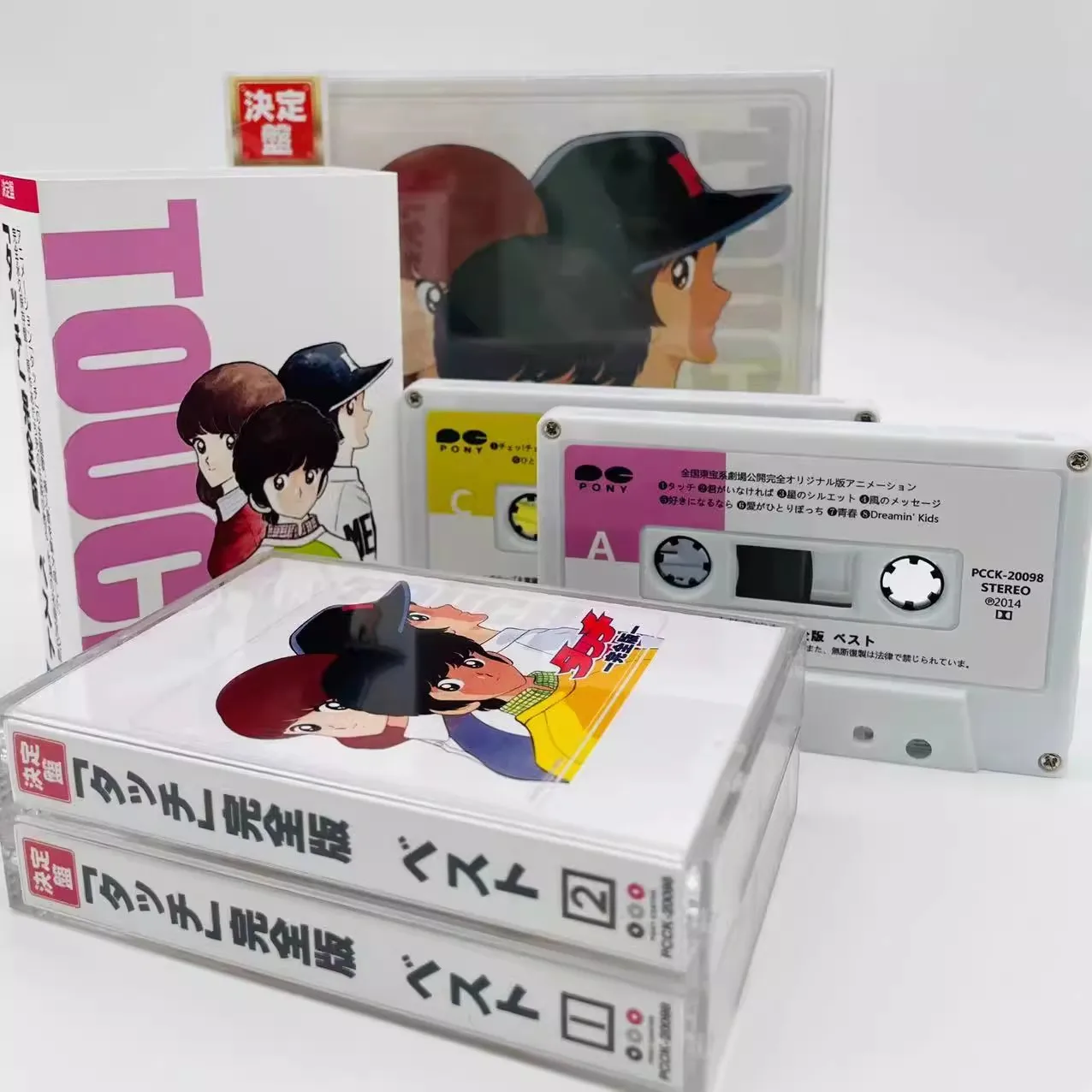 

Anime Tatchi Yoshimi Iwasaki Music Tape Touch Original Song Book Album 2pcs Cassettes Cosplay Music Record Soundtrack Box Gifts