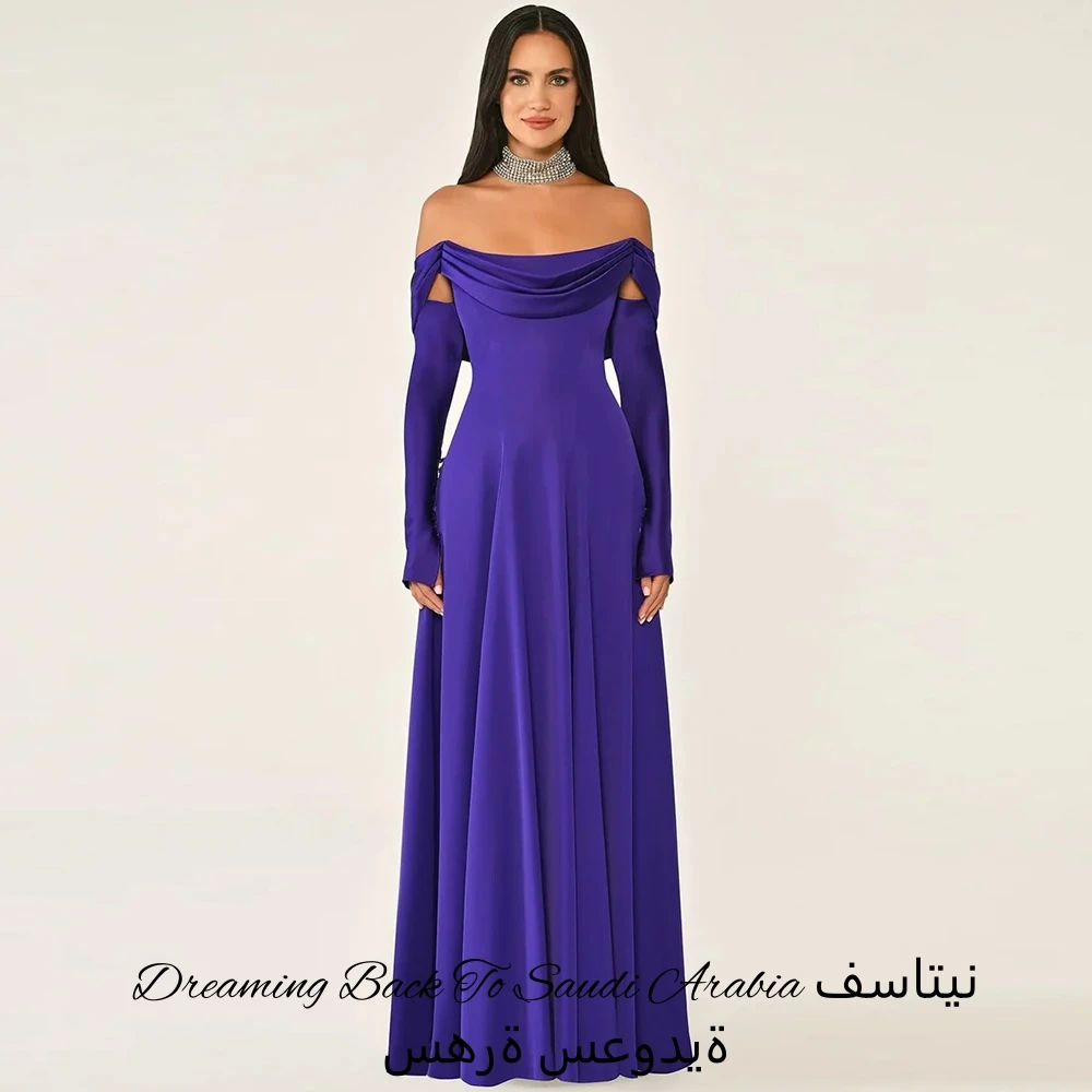 Strapless Sleeveless Customized Celebrity Gowns with Off the Shoulder Classic Jersey Celebrity Gown Delicate Straight Prom Dress image 3
