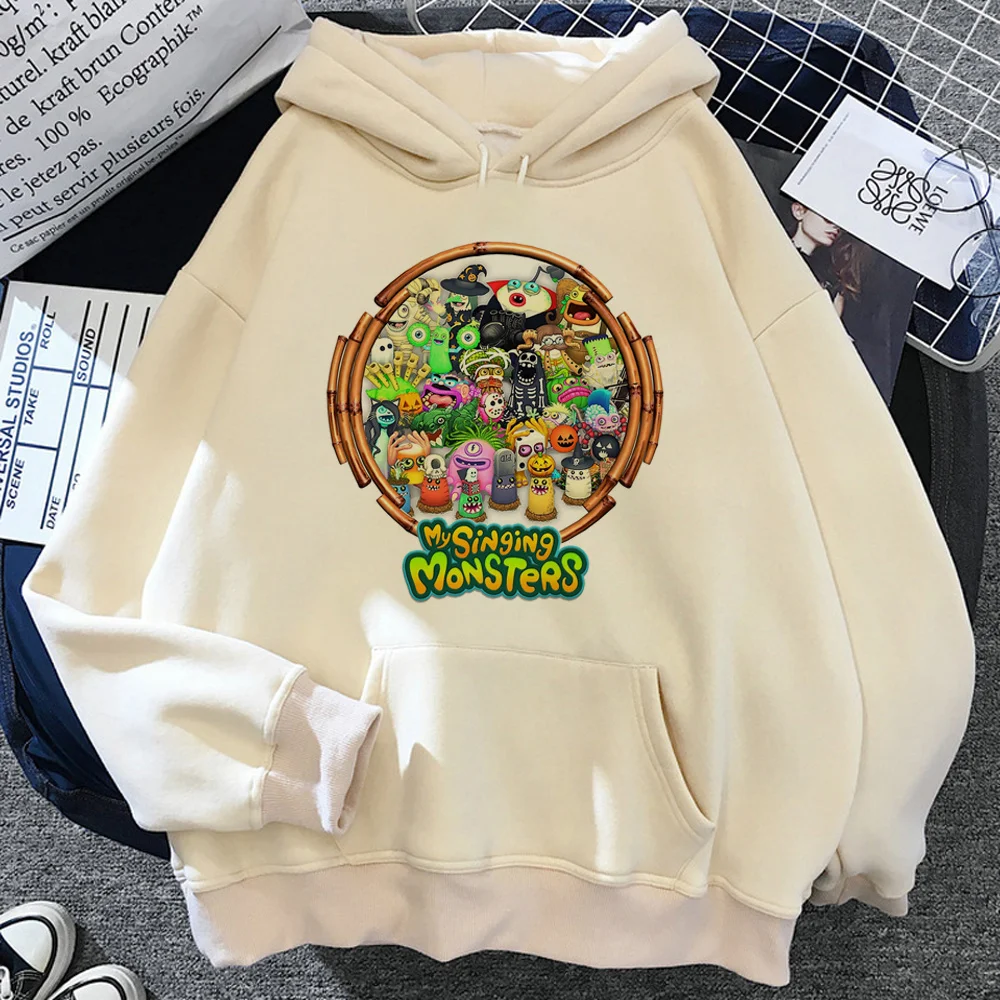 

My Singing Monsters hoodies women harajuku vintage graphic clothes Pullover female gothic pulls