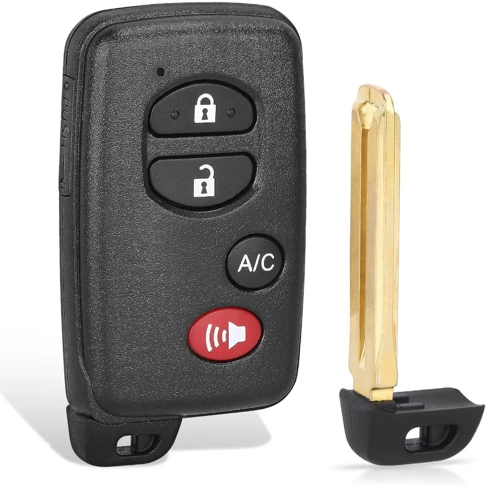 

Replacement Smart Remote Car Key Fob for Toyota Prius 2010-2015 HYQ14ACX 271451-5290 89904-47150 314.3MHz 4Buttons