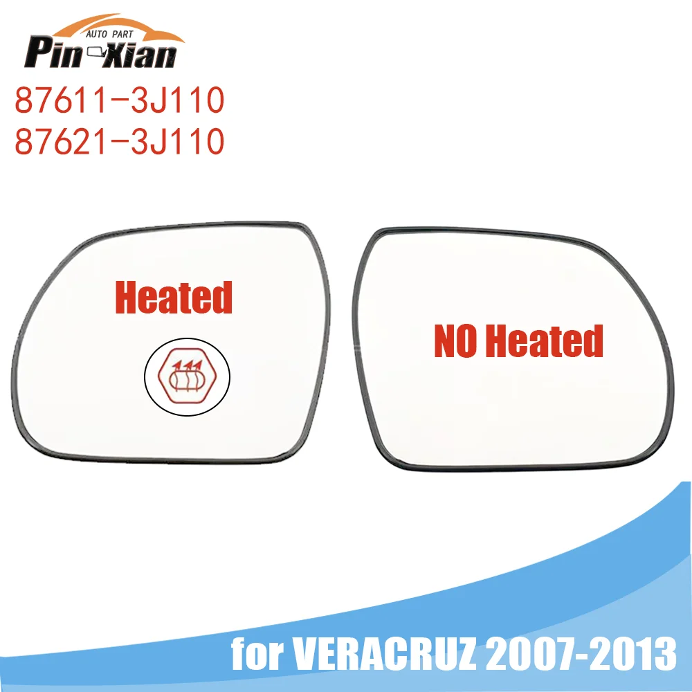 

Car Heated Convex Mirror Glass 876113J110 876213J110 For HYUNDAI VERACRUZ 2007-2013 Rearview Mirror Glass Car Accessories