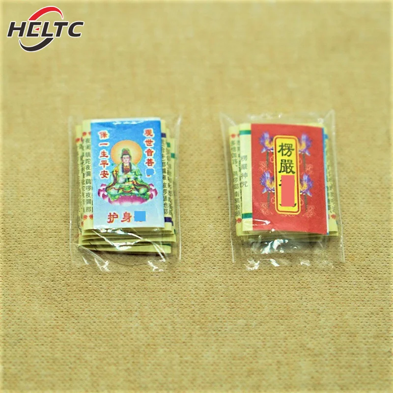 Folding Small Scriptures Great Compassion Mantra Shurangama Mantra Vajra Sutra Heart Sutra Miniature Paper Decors For Home Decor