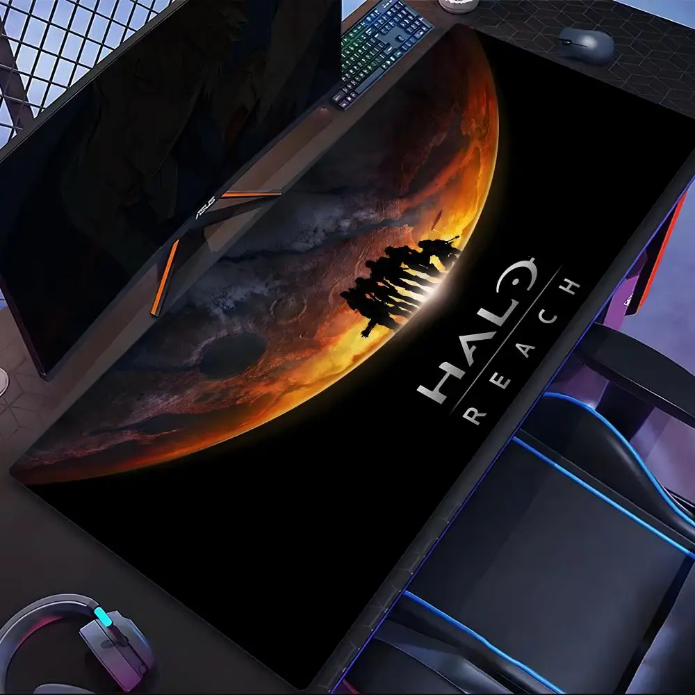 

Game Halo Mouse Pad Tablet mouse Pad Laptop xl desktop mouse pad, cute HD Rainbow Gaming keyboard pad, csgo Player, 90x40