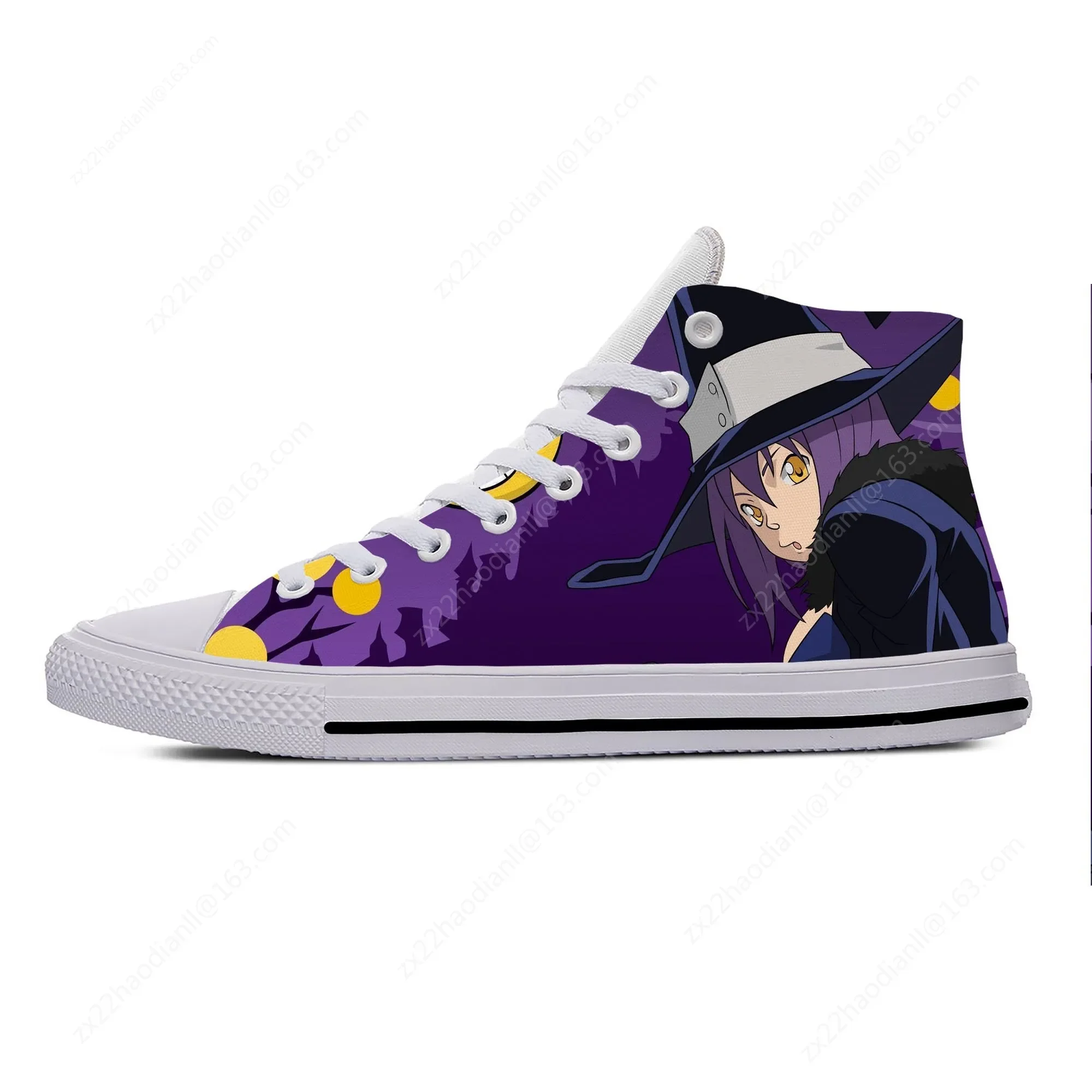 Hot Japanese Anime Manga Cartoon Soul Eater Blair Casual Cloth Shoes High Top Lightweight Breathable 3D Print Men Women Sneakers