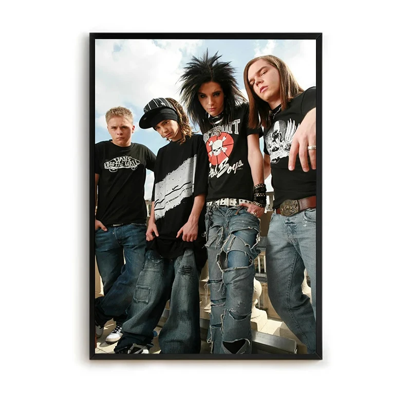 

Wall Decoration Poster Tokio Hotel Poster Painting on Canvas Wall Art Decorative Pictures for Living Room Decor Home Decorations
