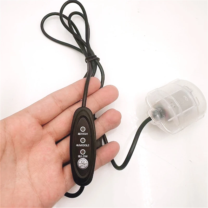 DC 5V 3 スピード USB マッサージモーター、枕/クッション/ウエスト用デュアル/シングルヘッド振動マッサージャー - 低ノイズ & 耐久性