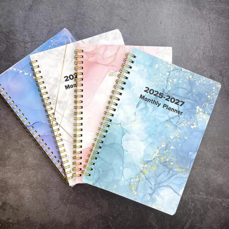 2025-2027 مخطط شهري دفتر مخطط الحياة الأسبوعية مخطط شهري حلزوني مخطط الحياة الأسبوعية للأطفال الطلاب المعلمين