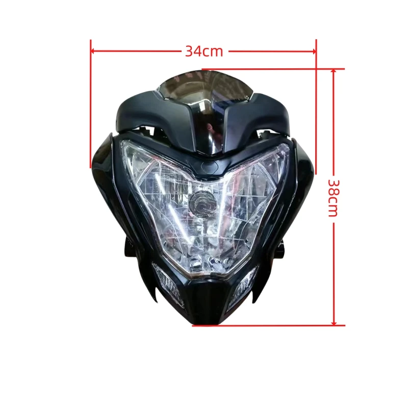 Motorcycle Headlight For BAJAJ PULSAR 150 200 Assembly Headlamp With Fairing PULSAR150 PULSAR200 Motorcycle Accessories