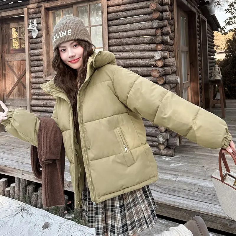 Parkas Womens Outdoor Winter Polyamide Downfilled Double-Layered Multi-Pockets Concealed Protective Functional Hiking Multicolor