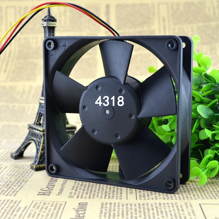 

NEW 2-wire Silent Cooling Fan 5W 105MA High end equipment fan 48VDC 4318 120x120x32mm high air volume fan