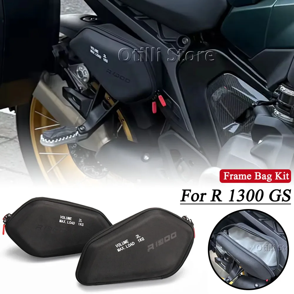 

Motorcycle Accessories R1300GS Fairing Left Right Radiator Bags Waterproof Bag 2L For BMW R 1300 GS R1300GS 2023 2024 2025