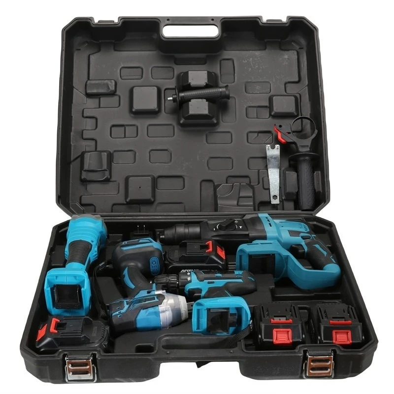 For Power Tool Set, Impact Drill Angle Grinder, Electric Drill Wrench Four-piece Set