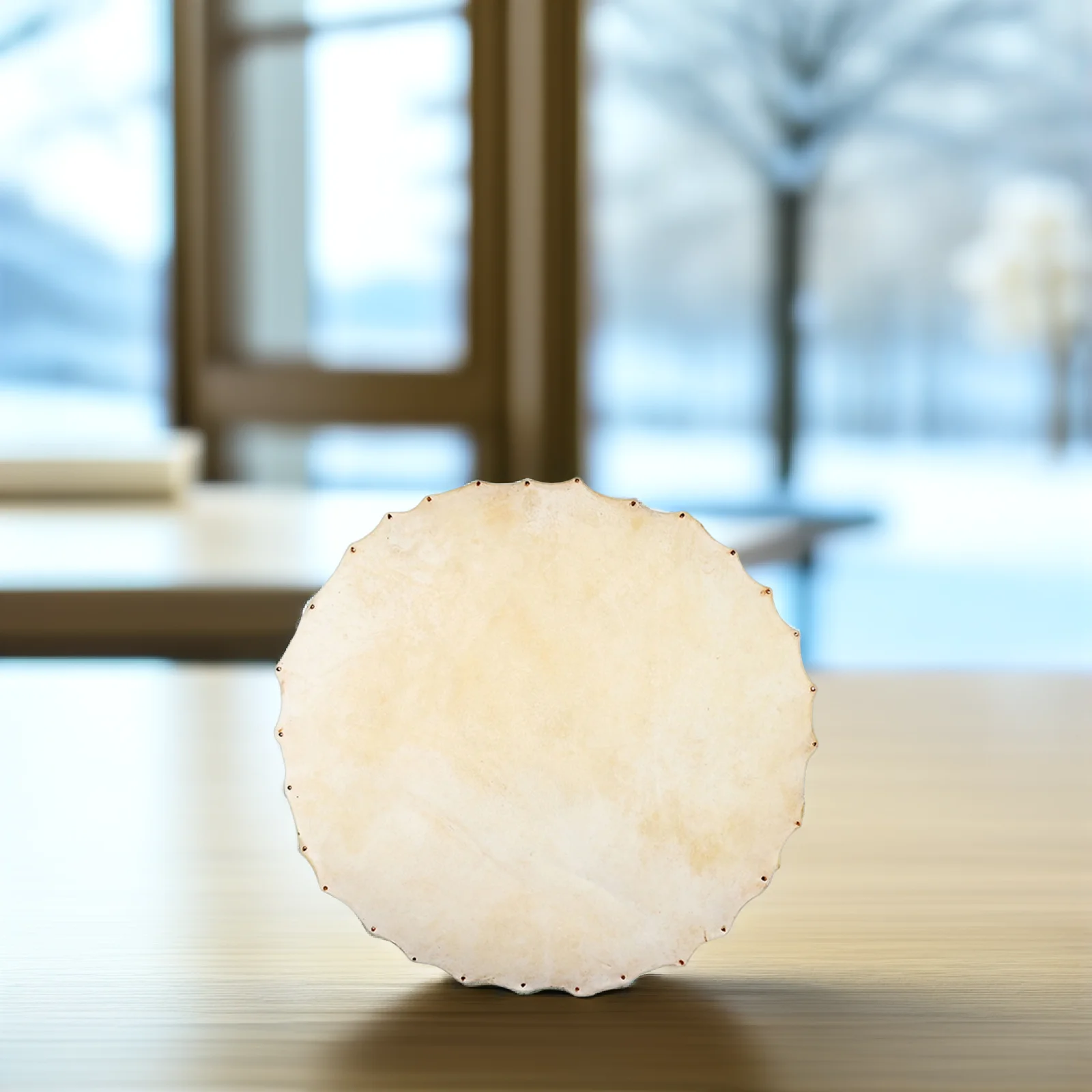 

African Drum Skin Premium Goat Drum Head Replacement Durable Musical Instrument Accessory Musical Instrument Accessories