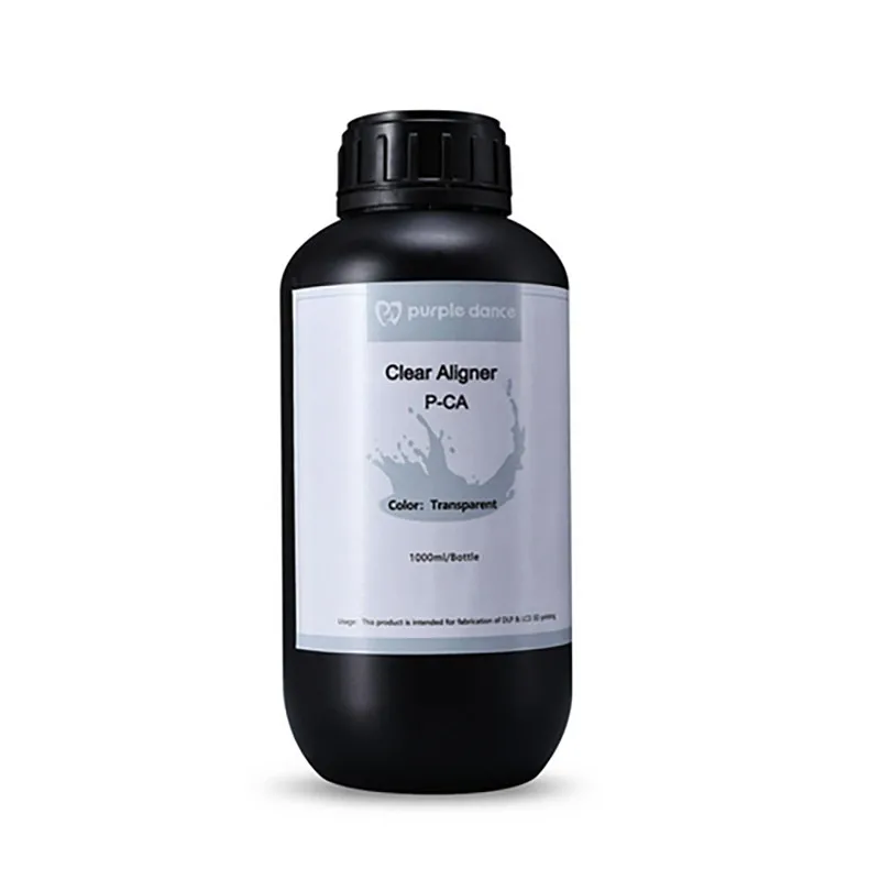 1kg Purple Dance 3D Printing Resin Photosensitive Material Compatible with 405nm 385nm for Transparent 3D Printers