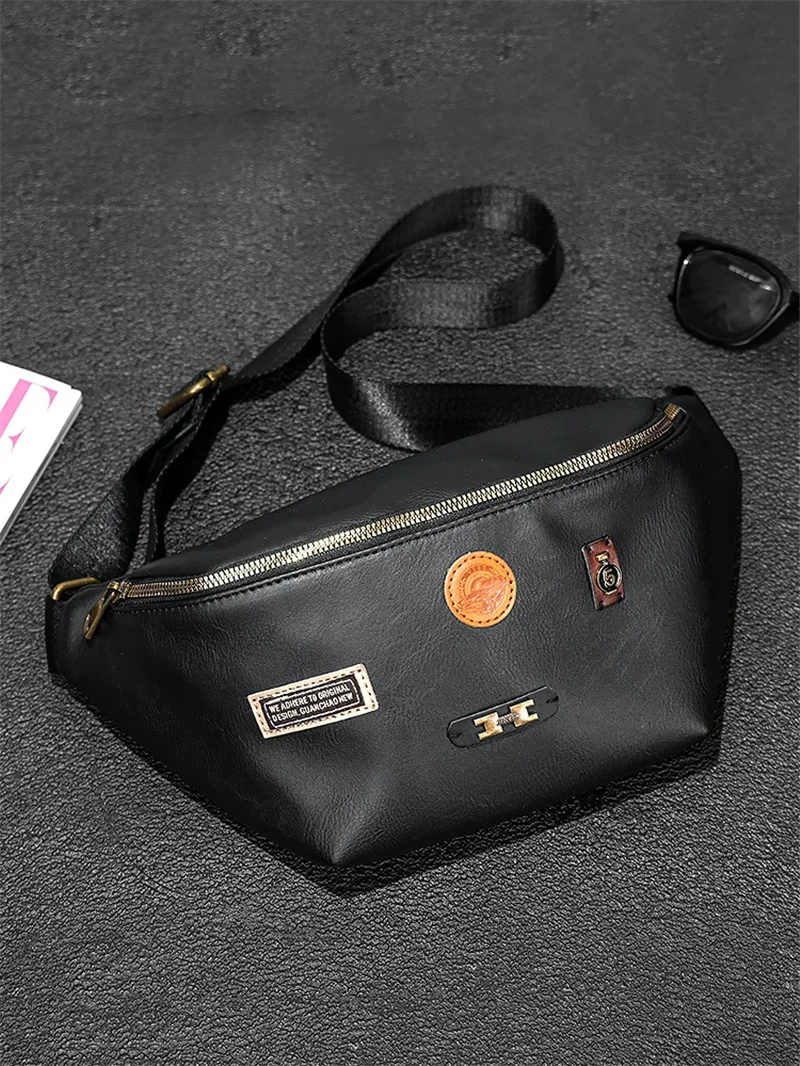 Men Vintage Luxury PU Leather Toiletry Bag Travel Necessary Business Cosmetic Makeup Cases Male Hanging Double Layered Wash Bag