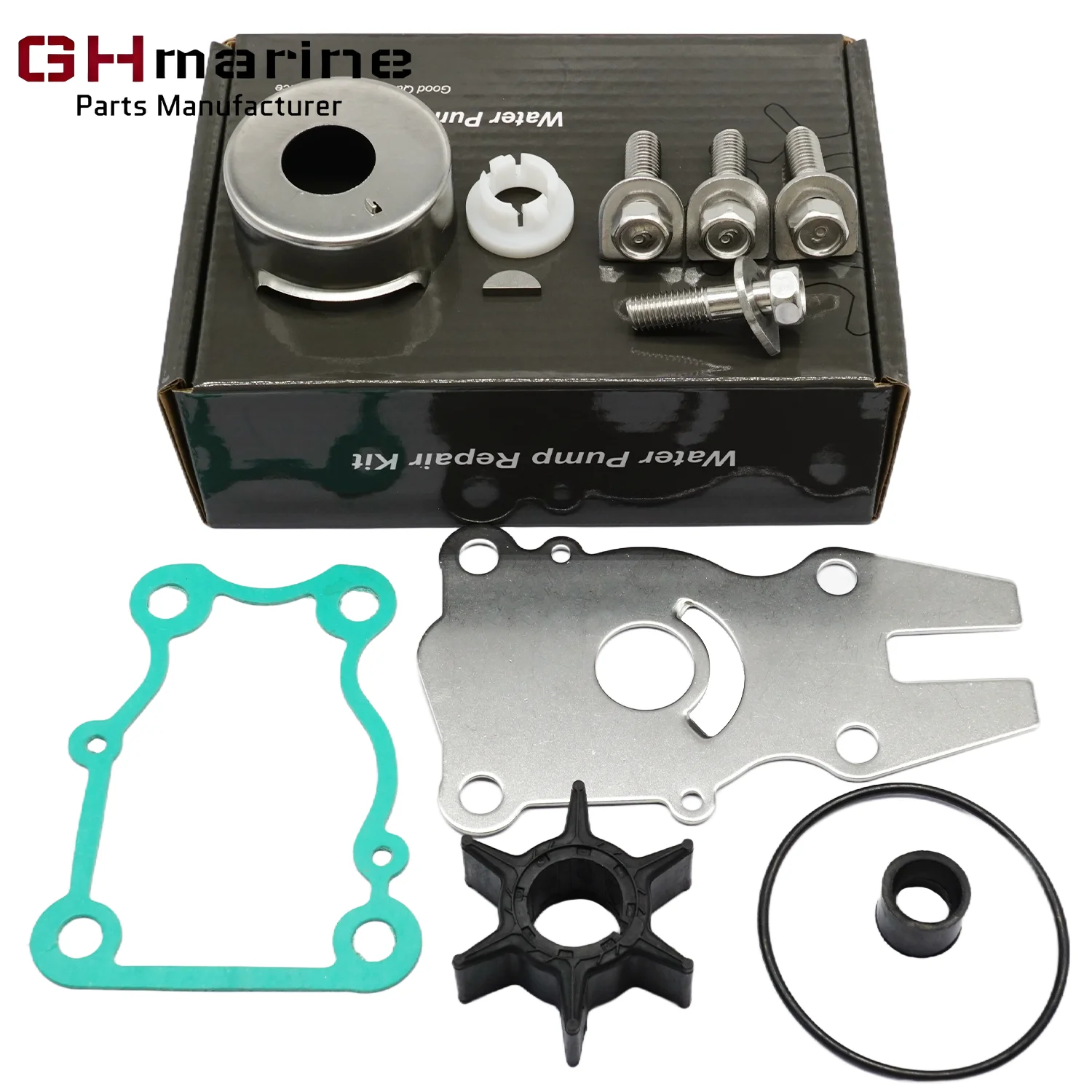 

Комплект для ремонта крыльчатки морского водяного насоса для 2-тактных 4-тактных подвесных двигателей Yamaha 40 50 60HP F40 F50 F60 63D-W007-00