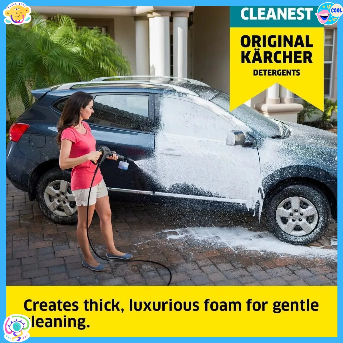 غسيل السيارات والشمع للسيارات والدراجات والشاحنات والقوارب والمزيد. مركز للغاية، يجعل 5 جالون منظف.