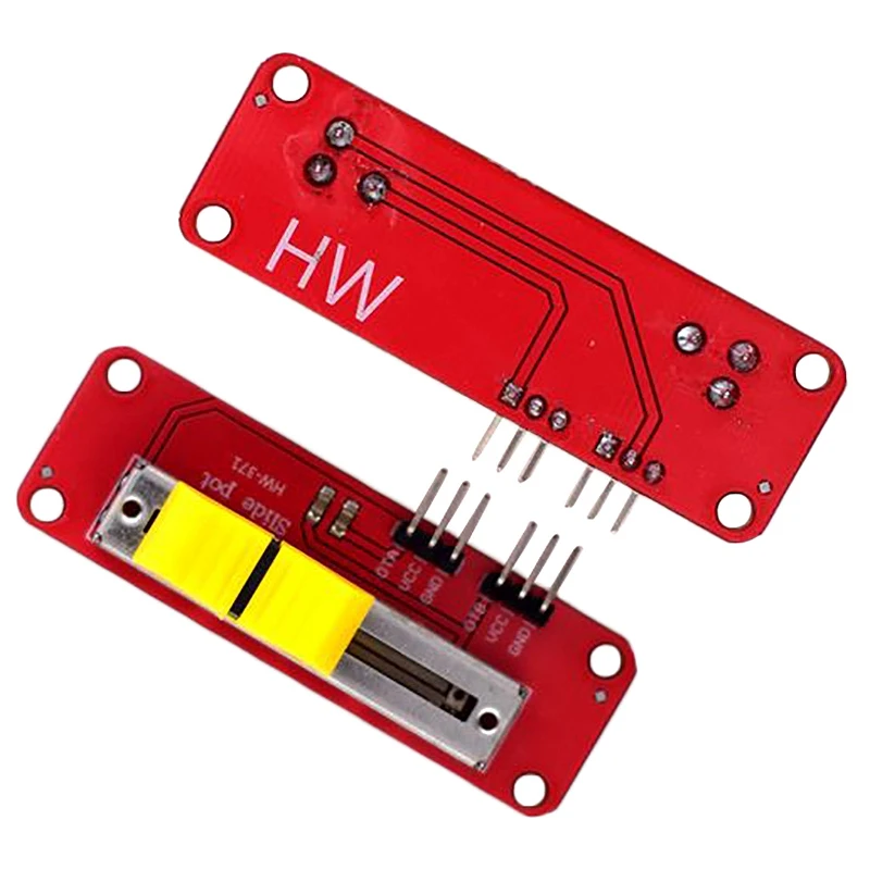 Mini potenciômetro deslizante 10kΩ módulo linear saída dupla para mcu arduino braço avr bloco eletrônico para mini módulo de chip único