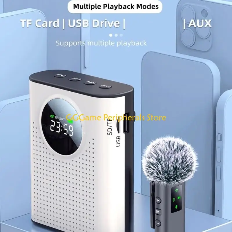 

U55B Travel Rechargeable Voice Amplifier Convenient Operation For Lectures Presentations And Outdoor Event
